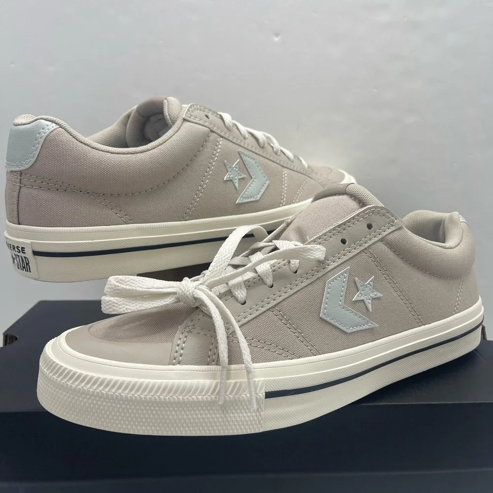 CONVERSE Men's A13223F
SPORT CASUAL OX PAPYRUS/RAINWASHED GREY/EGRET Sneakers - Picture 10 of 16